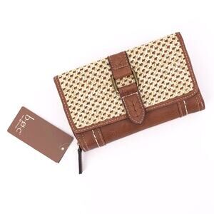 BOC Born Concepts organizer wallet with crossbody strap NWT